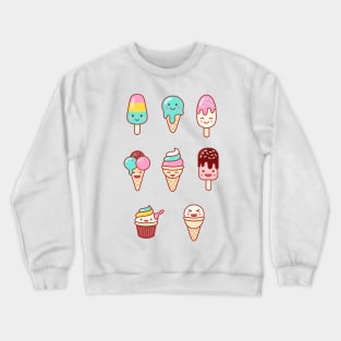 Ice Cream Emoji Complete Pack Crewneck Sweatshirt